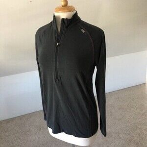 Tasc Long Sleeve Quarter Zip Thin Pullover Womens S